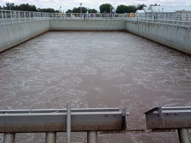 Wet well scum handling in waterwater treatment